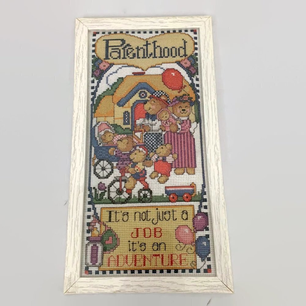 Counted Cross Stitch Kit "Parenthood" #9461 Design Works Craft Bears Family